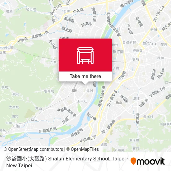 沙崙國小(大觀路) Shalun Elementary School地圖