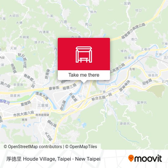 厚德里 Houde Village地圖