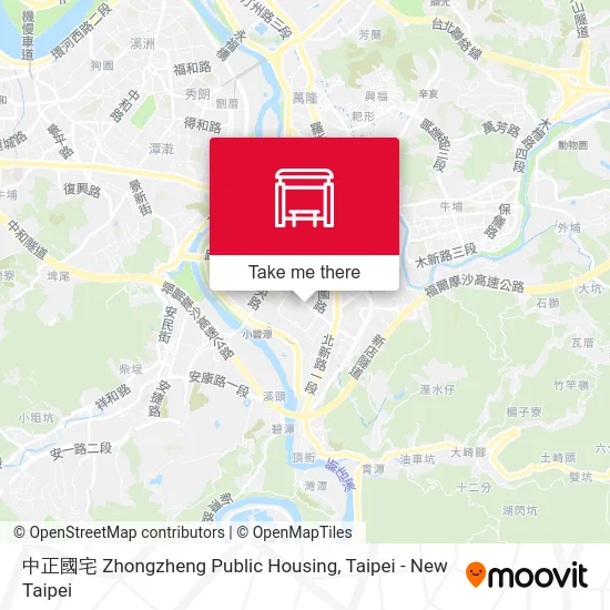中正國宅 Zhongzheng Public Housing地圖