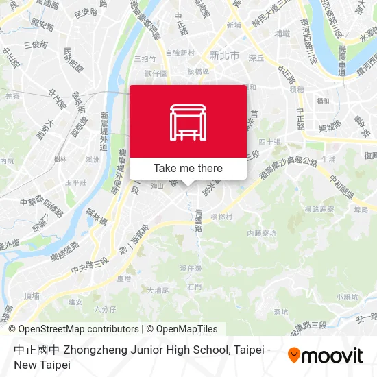 中正國中 Zhongzheng Junior High School地圖