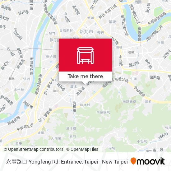 永豐路口 Yongfeng Rd. Entrance地圖