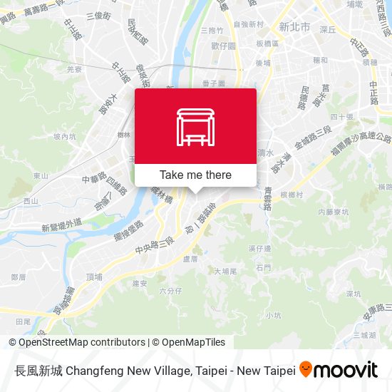 長風新城 Changfeng New Village map