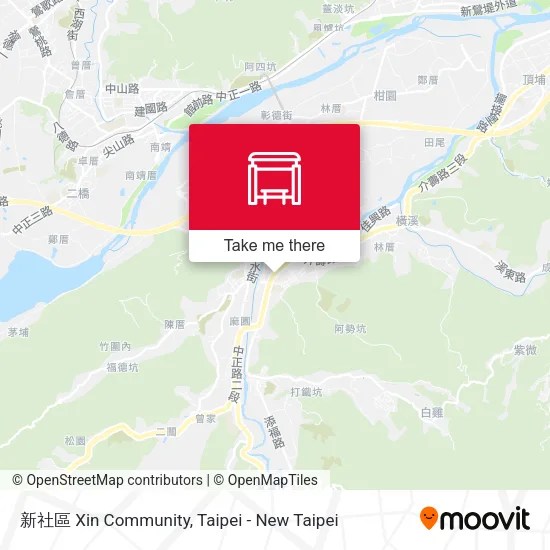 新社區 Xin Community map