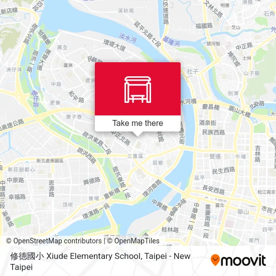 修德國小 Xiude Elementary School map