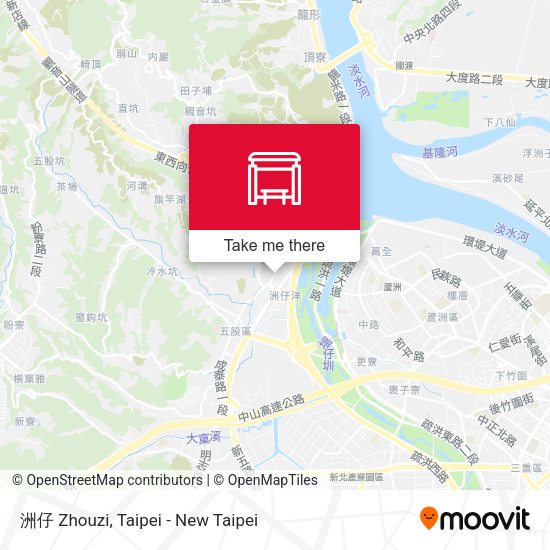 洲仔 Zhouzi地圖