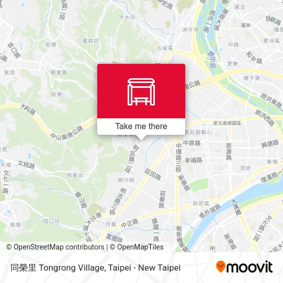 同榮里 Tongrong Village map