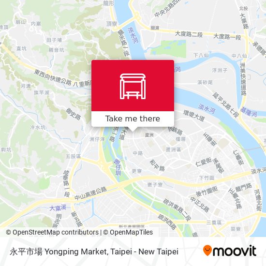 永平市場 Yongping Market map