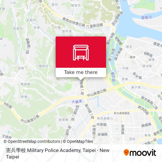 憲兵學校 Military Police Academy map