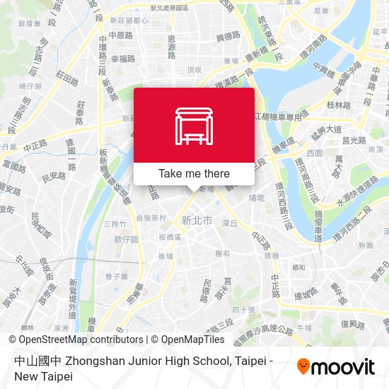 中山國中 Zhongshan Junior High School地圖