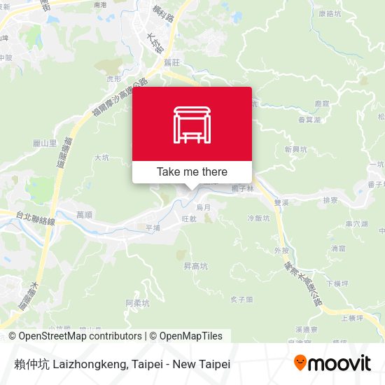 賴仲坑 Laizhongkeng地圖