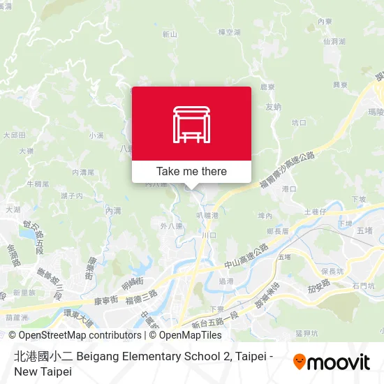 北港國小二 Beigang Elementary School 2 map