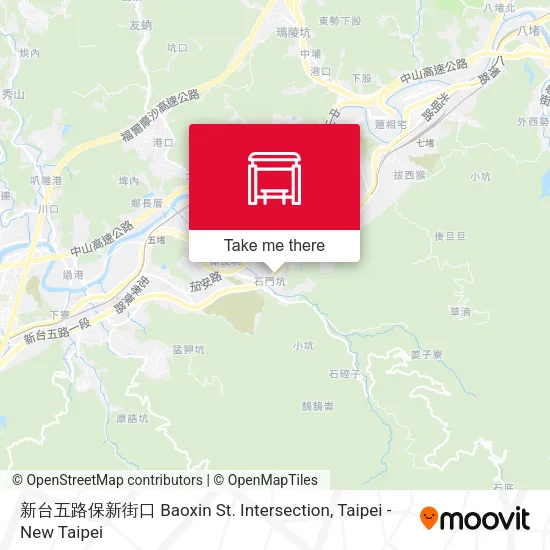 新台五路保新街口 Baoxin St. Intersection map