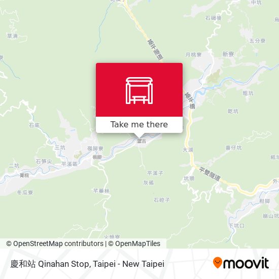 慶和站 Qinahan Stop map
