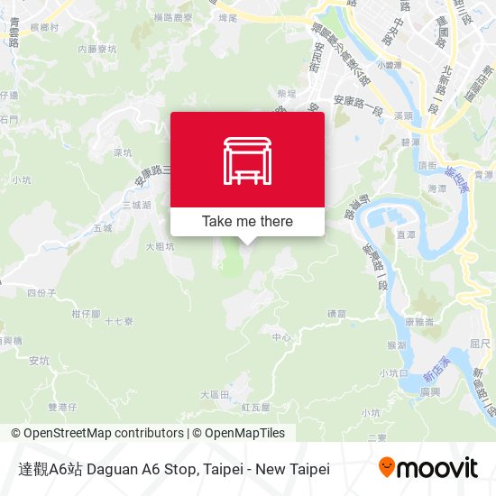 達觀A6站 Daguan A6 Stop地圖