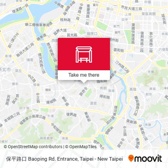 保平路口 Baoping Rd. Entrance map