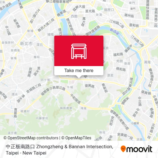 中正板南路口 Zhongzheng & Bannan Intersection地圖