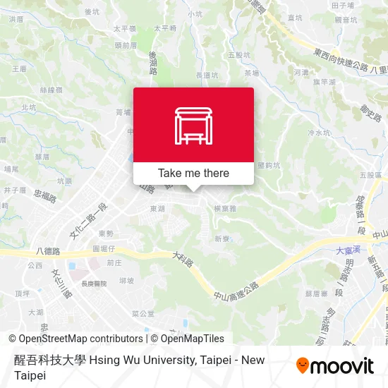醒吾科技大學 Hsing Wu University map