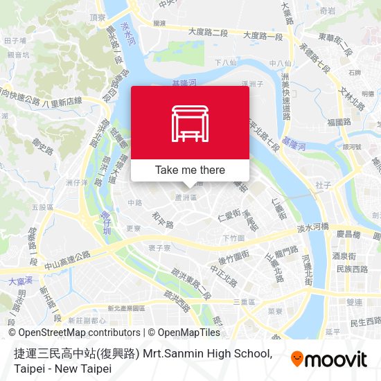 捷運三民高中站(復興路) Mrt.Sanmin High School map