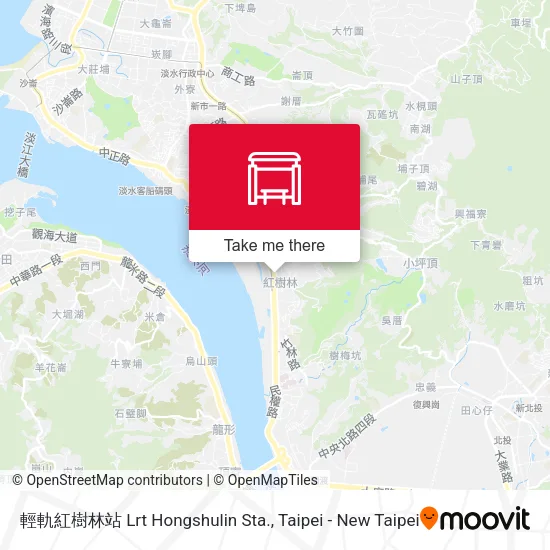 輕軌紅樹林站 Bashi 1st. St. map