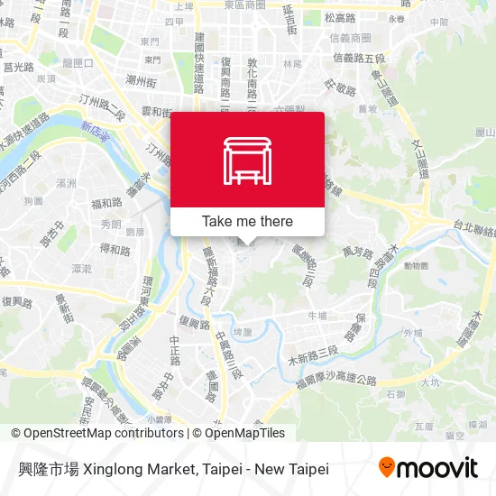 興隆市場 Xinglong Market map