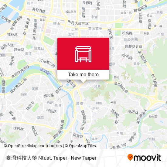 臺灣科技大學 Ntust map