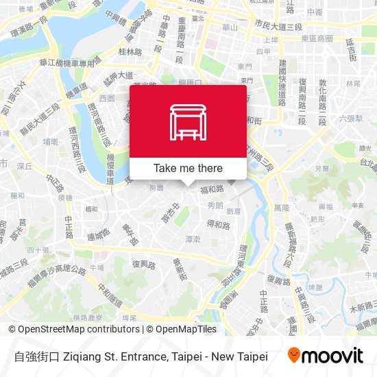 自強街口 Ziqiang St. Entrance地圖