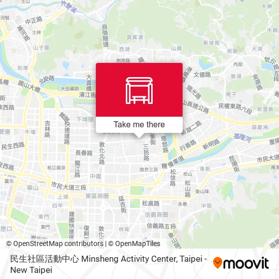 民生社區活動中心 Minsheng Activity Center map