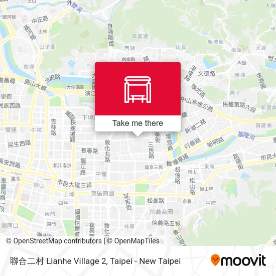 聯合二村 Lianhe Village 2 map