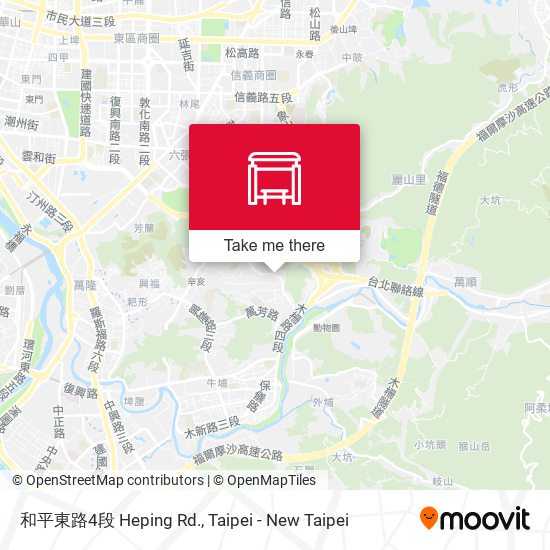 和平東路4段 Heping Rd. map