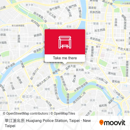 華江派出所 Huajiang Police Station map