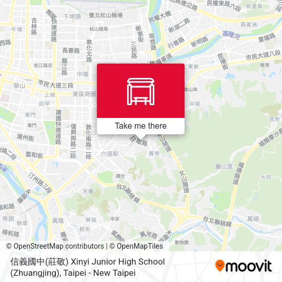 信義國中(莊敬) Xinyi Junior High School (Zhuangjing)地圖