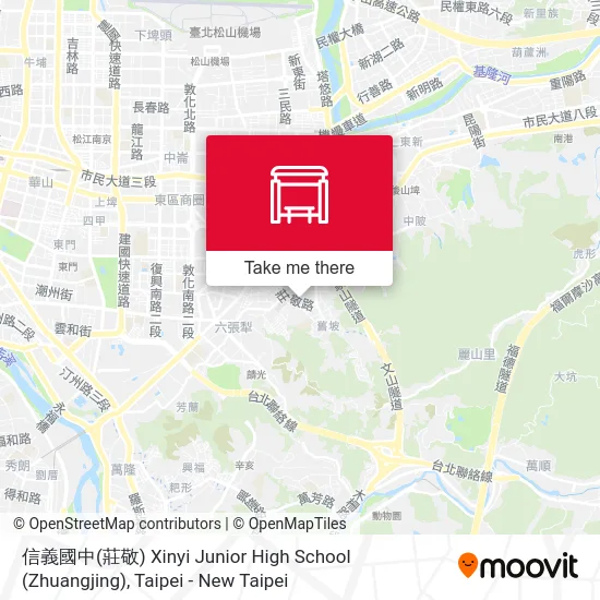 信義國中(莊敬) Xinyi Junior High School (Zhuangjing) map
