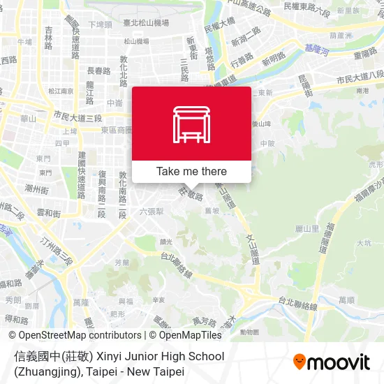 信義國中(莊敬) Xinyi Junior High School (Zhuangjing) map