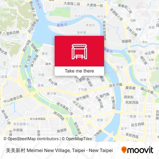 美美新村 Meimei New Village map
