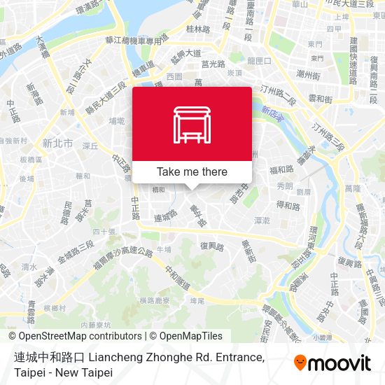 連城中和路口 Liancheng Zhonghe Rd. Entrance map