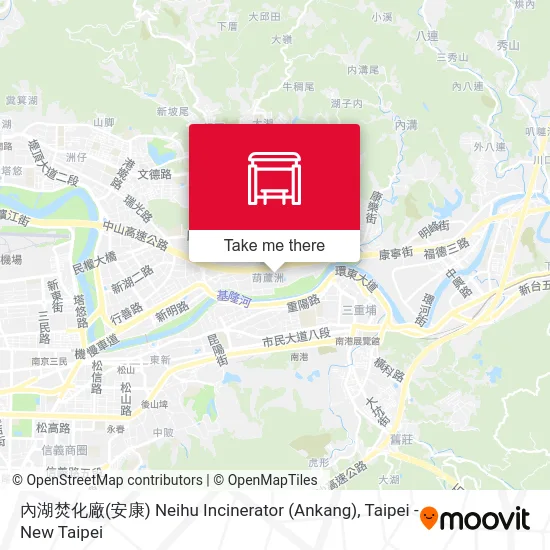 內湖焚化廠(安康) Neihu Incinerator (Ankang) map