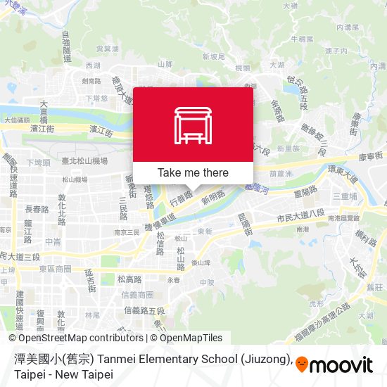 潭美國小(舊宗) Tanmei Elementary School (Jiuzong)地圖
