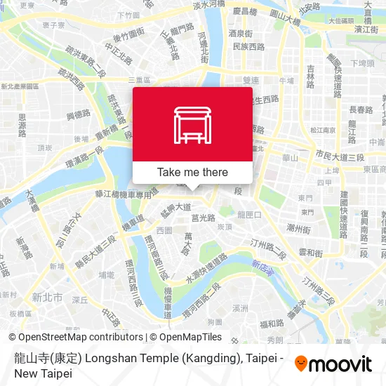 龍山寺(康定) Longshan Temple (Kangding)地圖