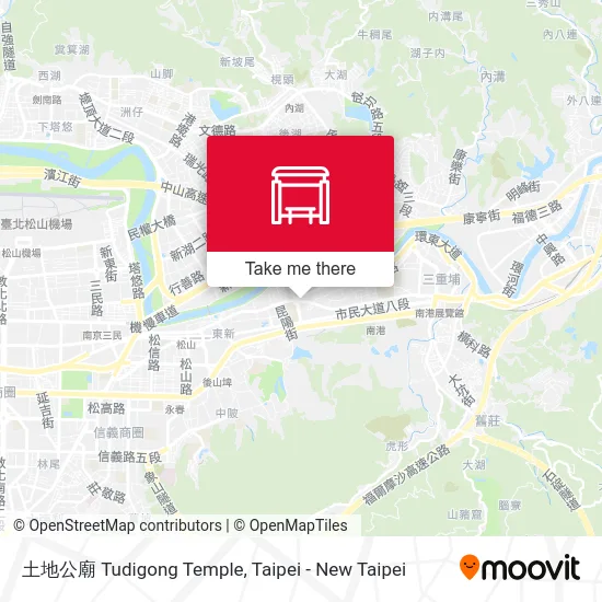 土地公廟 Tudigong Temple map