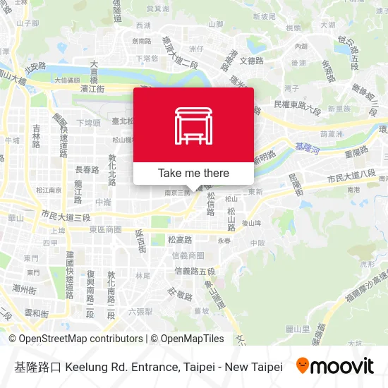 基隆路口 Keelung Rd. Entrance map
