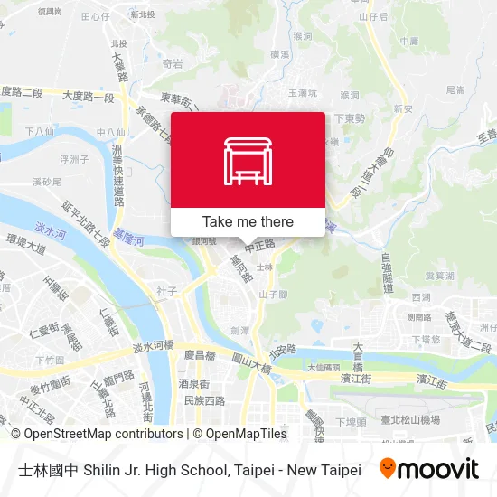 士林國中 Shilin Jr. High School map