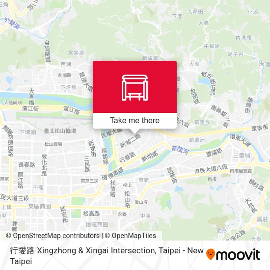 行愛路 Xingzhong & Xingai Intersection地圖