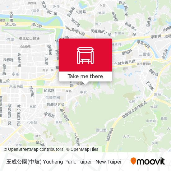 玉成公園(中坡) Yucheng Park map