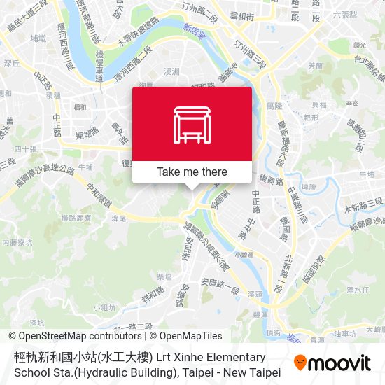 輕軌新和國小站(水工大樓) Lrt Xinhe Elementary School Sta.(Hydraulic Building)地圖