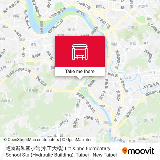 輕軌新和國小站(水工大樓) Lrt Xinhe Elementary School Sta.(Hydraulic Building)地圖