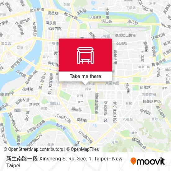 新生南路一段 Xinsheng S. Rd. Sec. 1地圖
