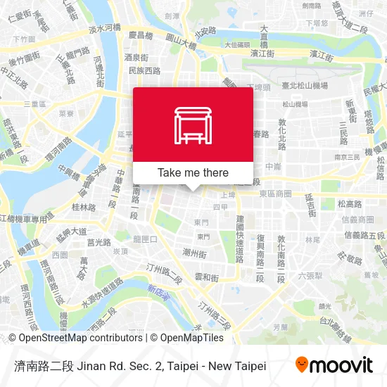 濟南路二段 Jinan Rd. Sec. 2地圖