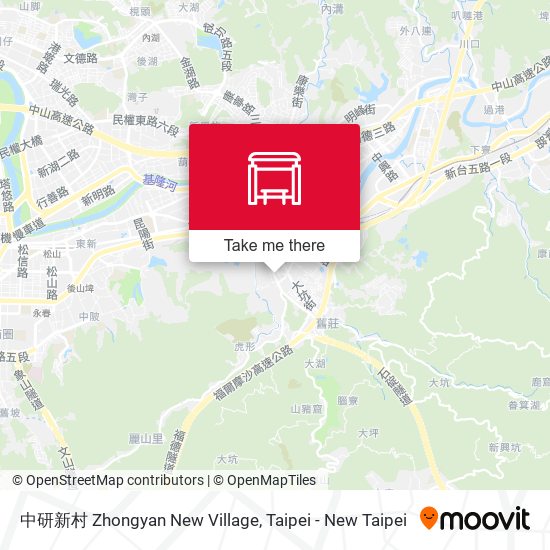 中研新村 Zhongyan New Village map