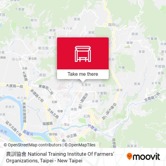 農訓協會 National Training Institute Of Farmers' Organizations map