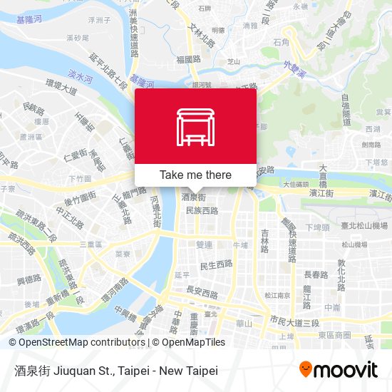 酒泉街 Jiuquan St. map